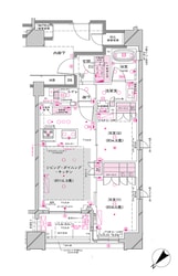 オーパスレジデンス銀座イーストの物件間取画像